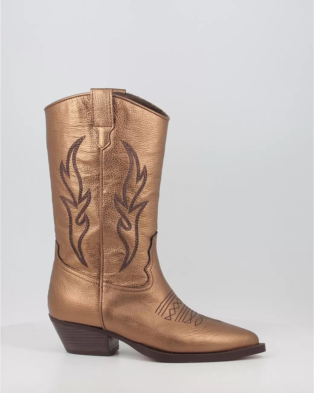 Mujer Alpe Botas Western 2084 Bronce