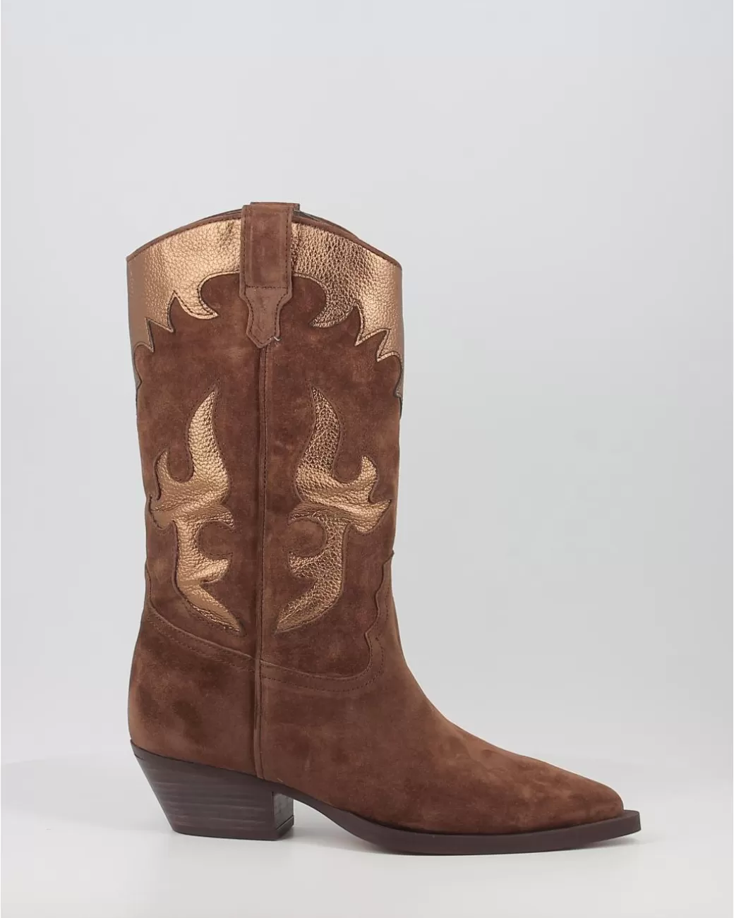 Mujer Alpe Botas Western 2088 Marron