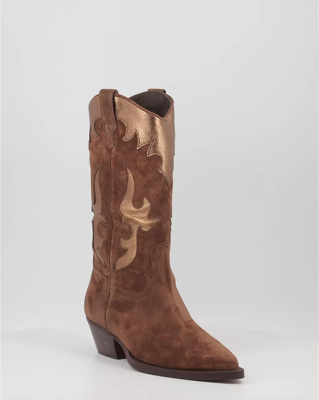 Mujer Alpe Botas Western 2088 Marron