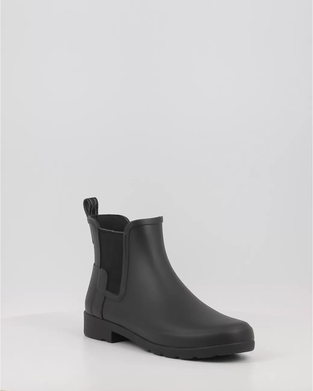 Mujer Hunter Botas De Agua Refined Chelsea Negro