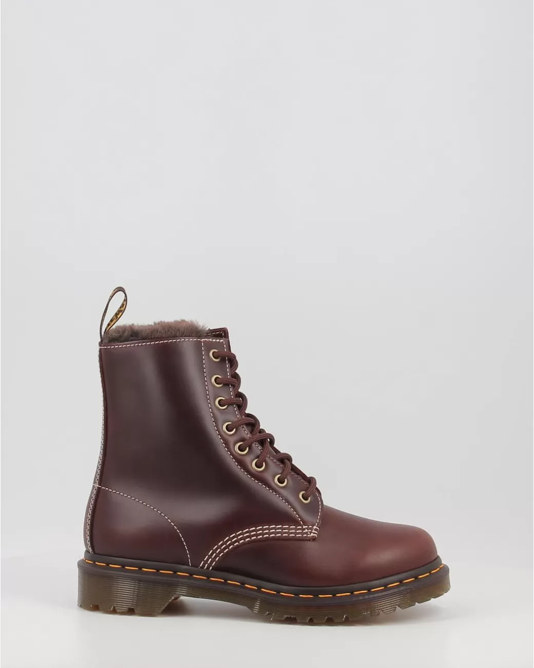 Mujer Dr. Martens Botas 1460 Serena Classic Pull Up Marron