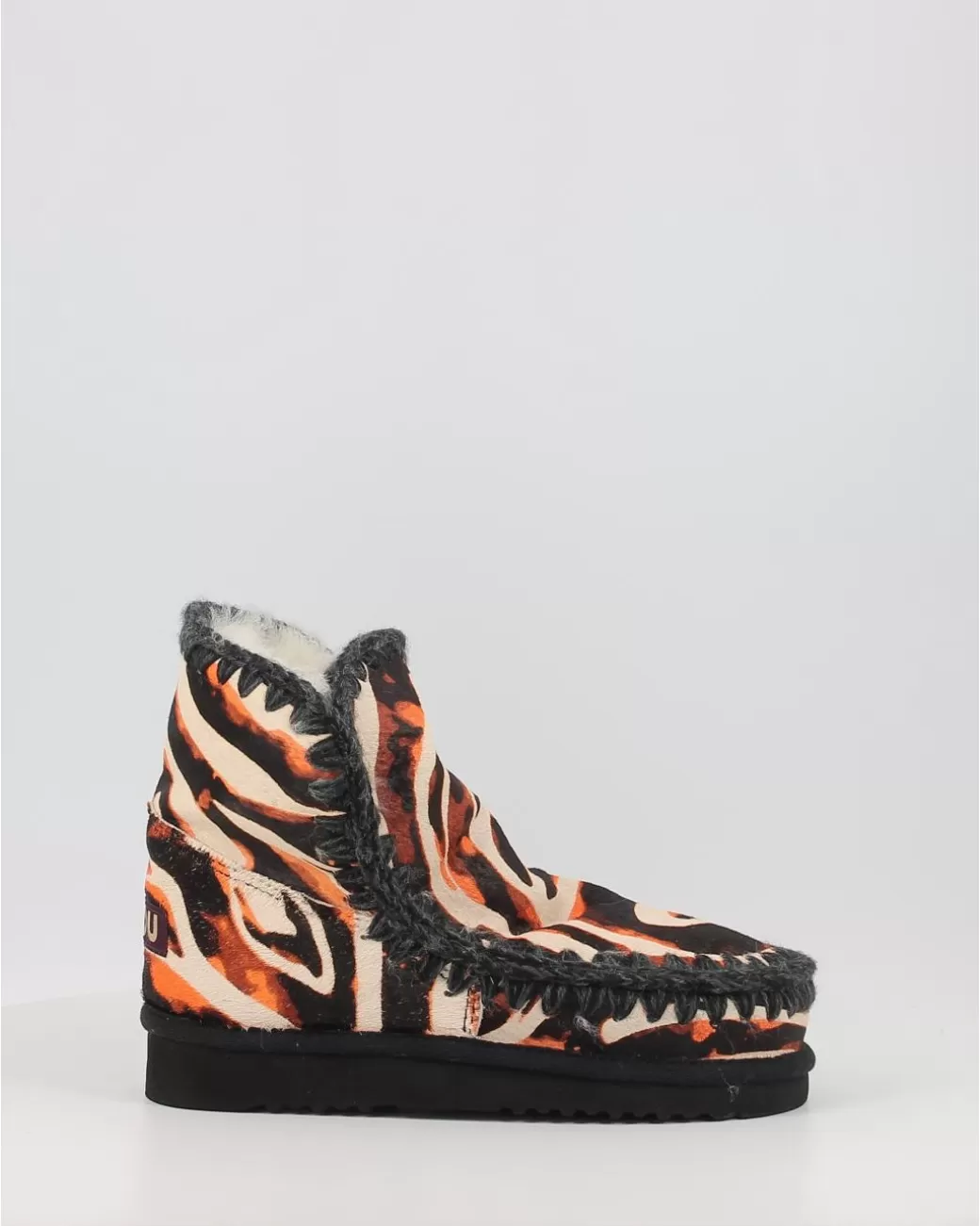 Mujer Mou Botas Eskimo 18 Ponyskin Zebwor Animal Print