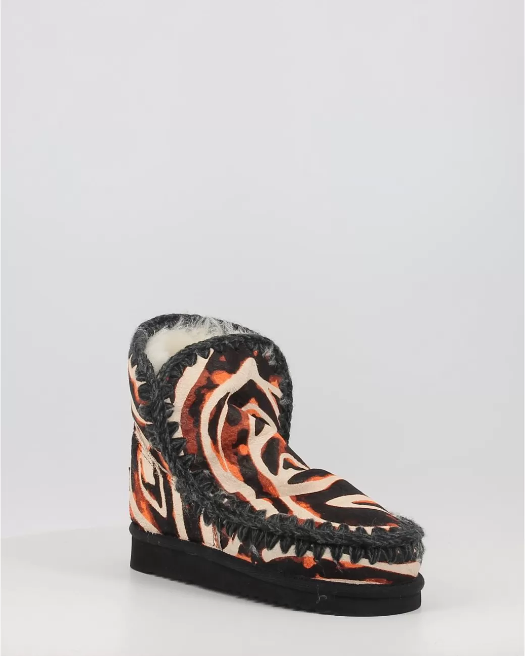 Mujer Mou Botas Eskimo 18 Ponyskin Zebwor Animal Print