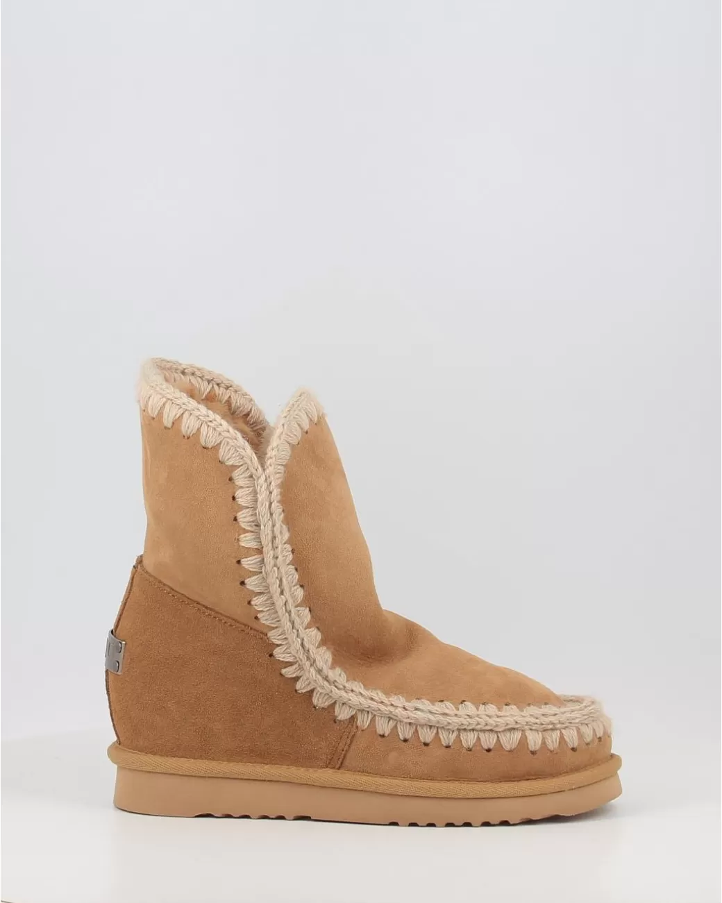 Mujer Mou Botas Eskimo Inner Wedge Short Cuero