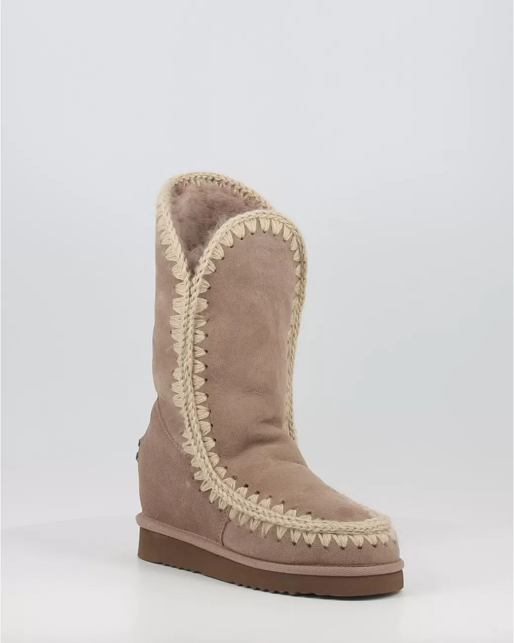 Mujer Mou Botas Eskimo Inner Wedge Tall Elgry Gris