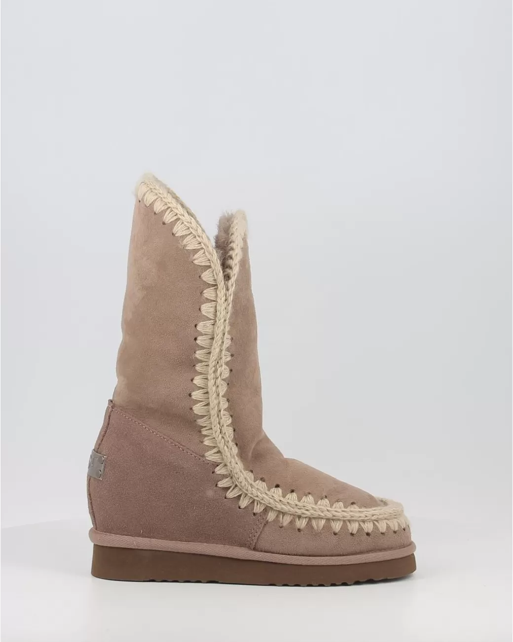 Mujer Mou Botas Eskimo Inner Wedge Tall Elgry Gris