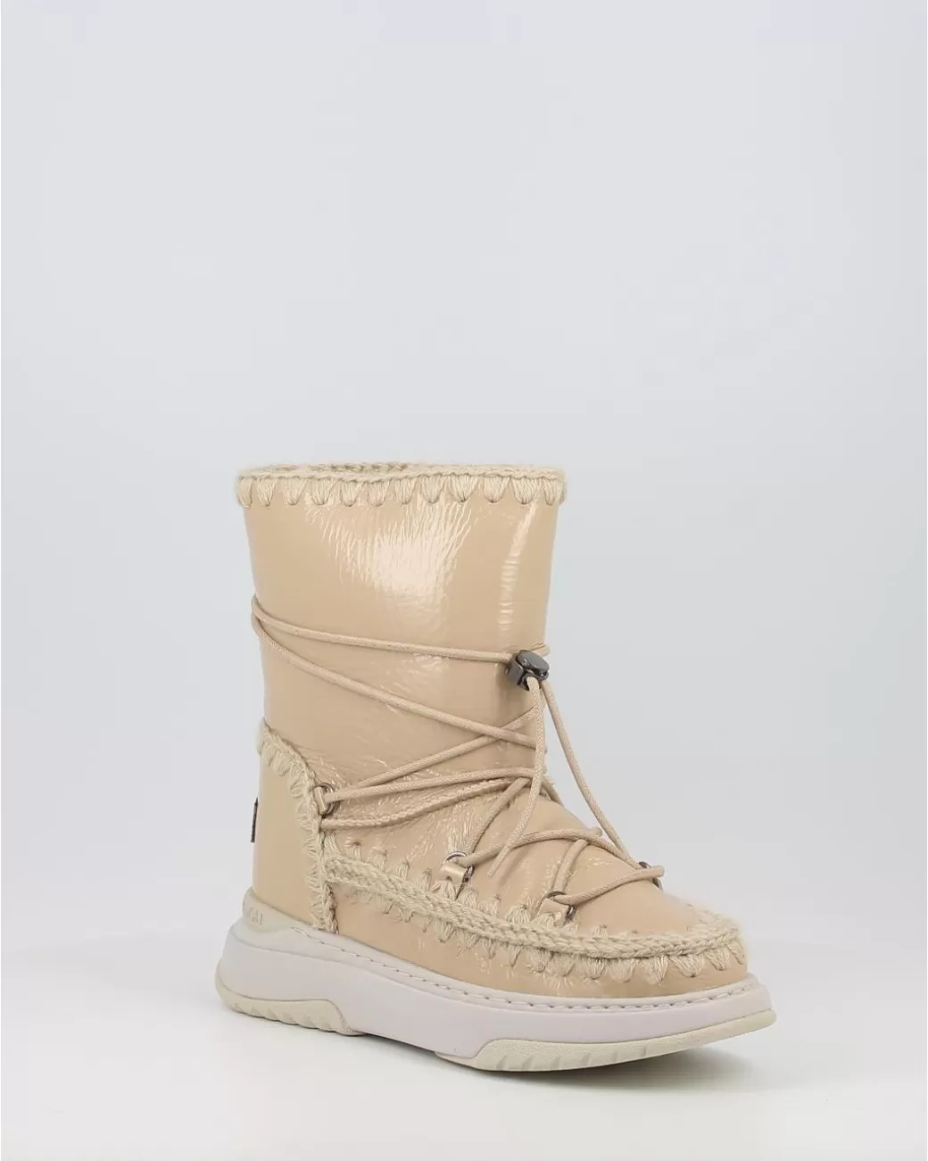 Mujer Mou Botas Jogger Snowboot Short Patsan Beig