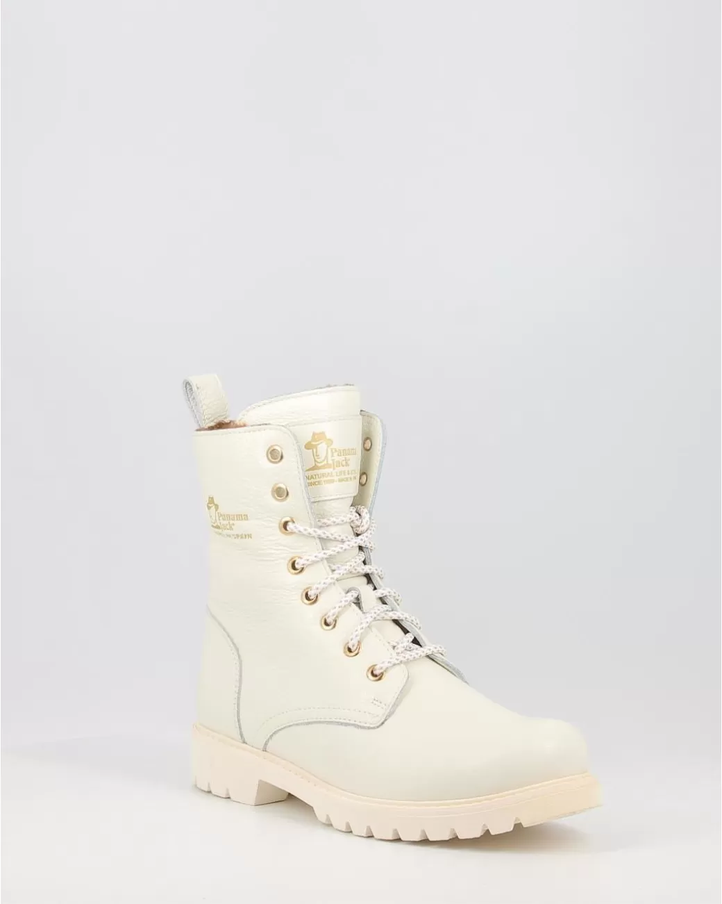 Mujer Panama Jack Botas Frisia B4 Blanco