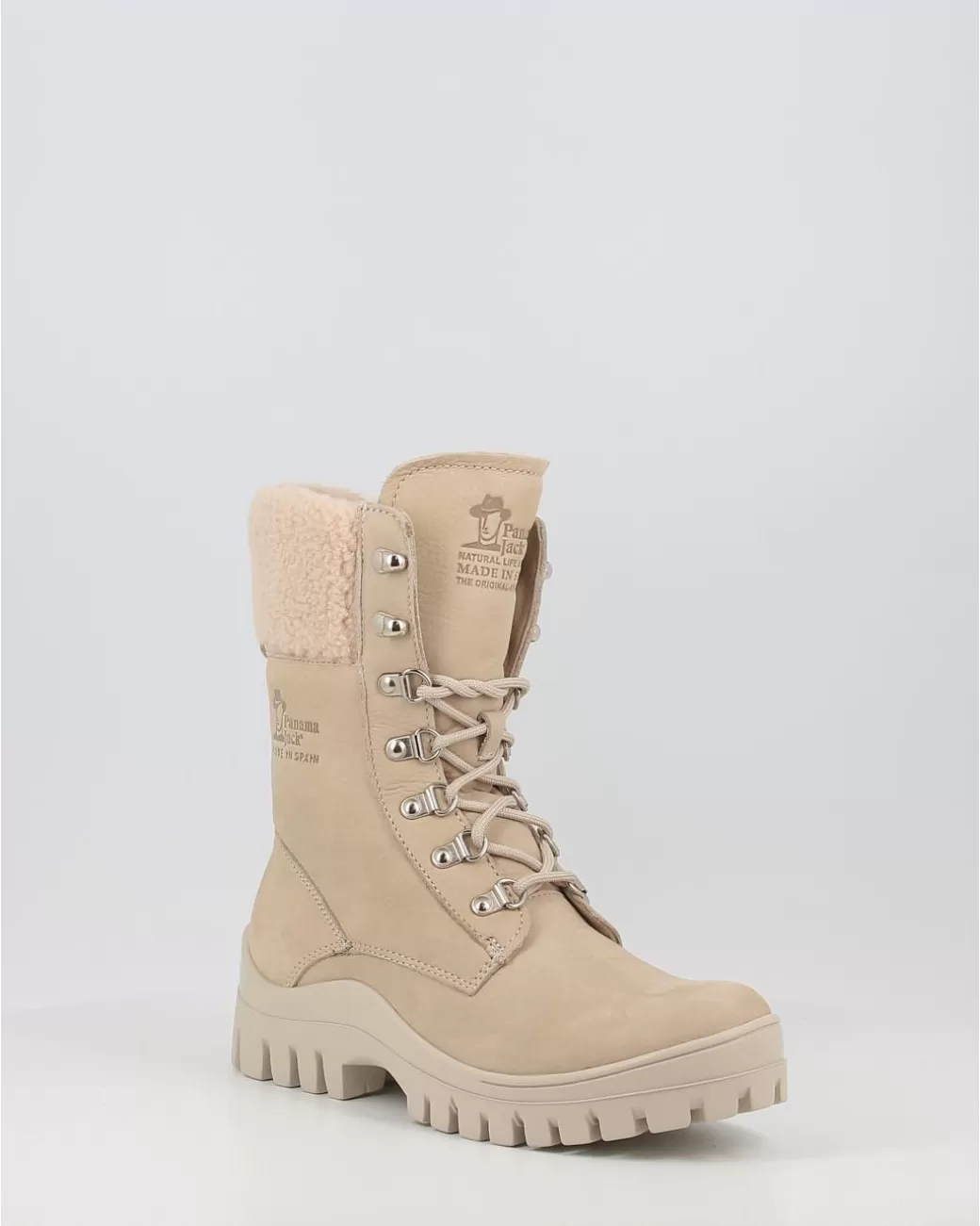 Mujer Panama Jack Botas Heid B2 Beig