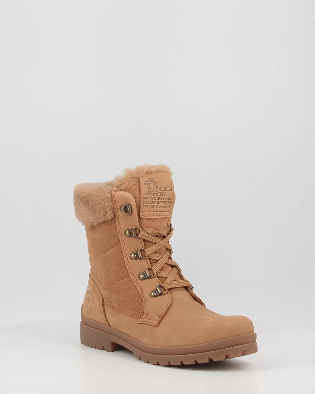 Mujer Panama Jack Botas Tuscani B29 Taupe