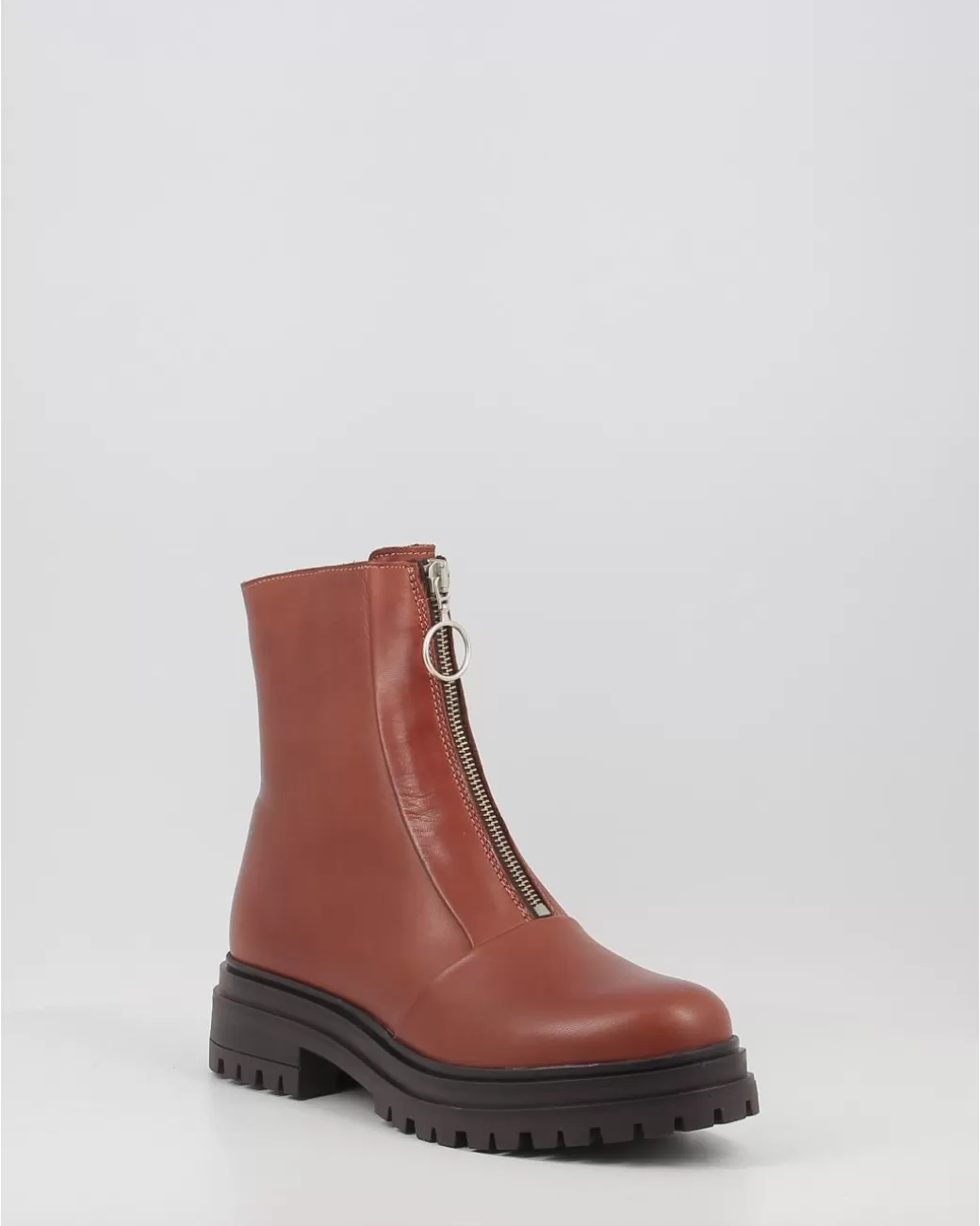 Mujer Traveris Botas B-2367 Cuero