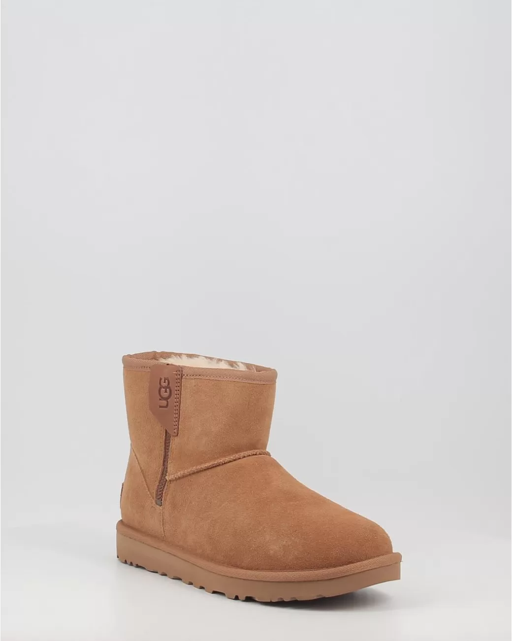 Mujer Ugg Botas Classic Mini Bailey Zip Chestnut