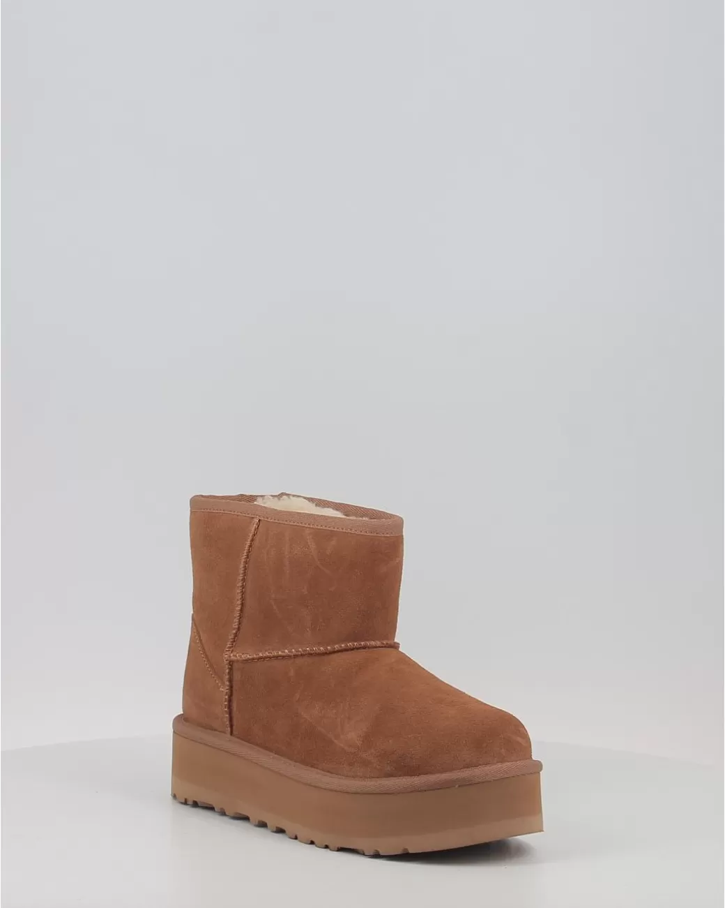 Niña Ugg Botas Classic Mini Platform 1143700K Chestnut