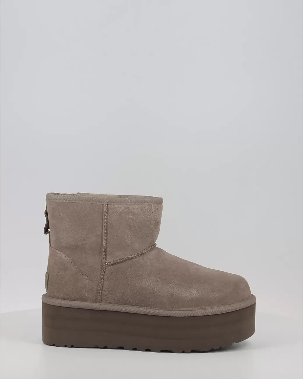 Mujer Ugg Botas Classic Mini Platform Gris