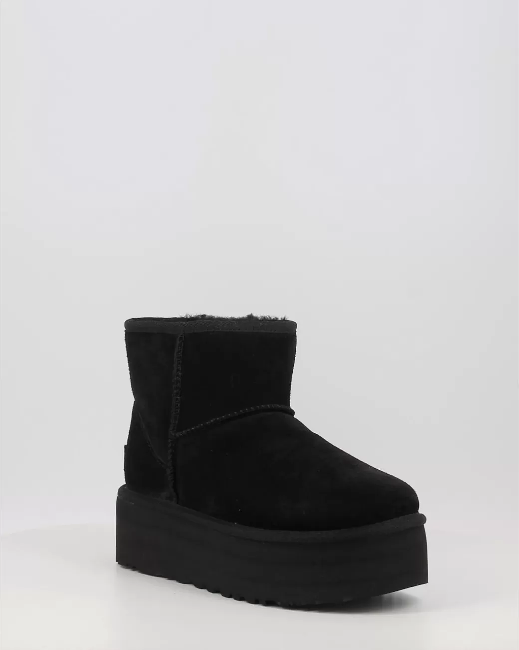 Mujer Ugg Botas Classic Mini Platform Negro