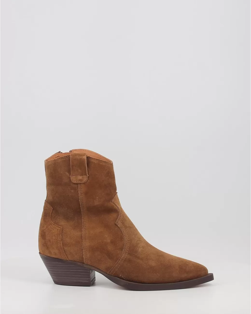 Mujer Alpe Botines Western 2072 Cuero