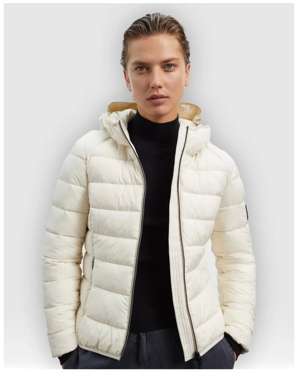 Ecoalf Plumiferos Aspenalf Jacket Woman Beig