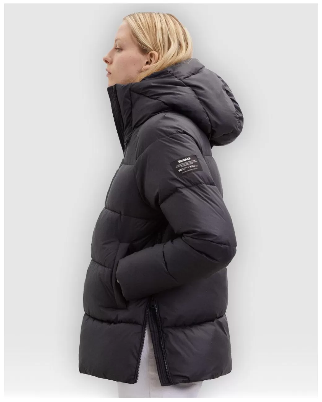 Ecoalf Plumiferos Fujialf Jacket Woman Negro