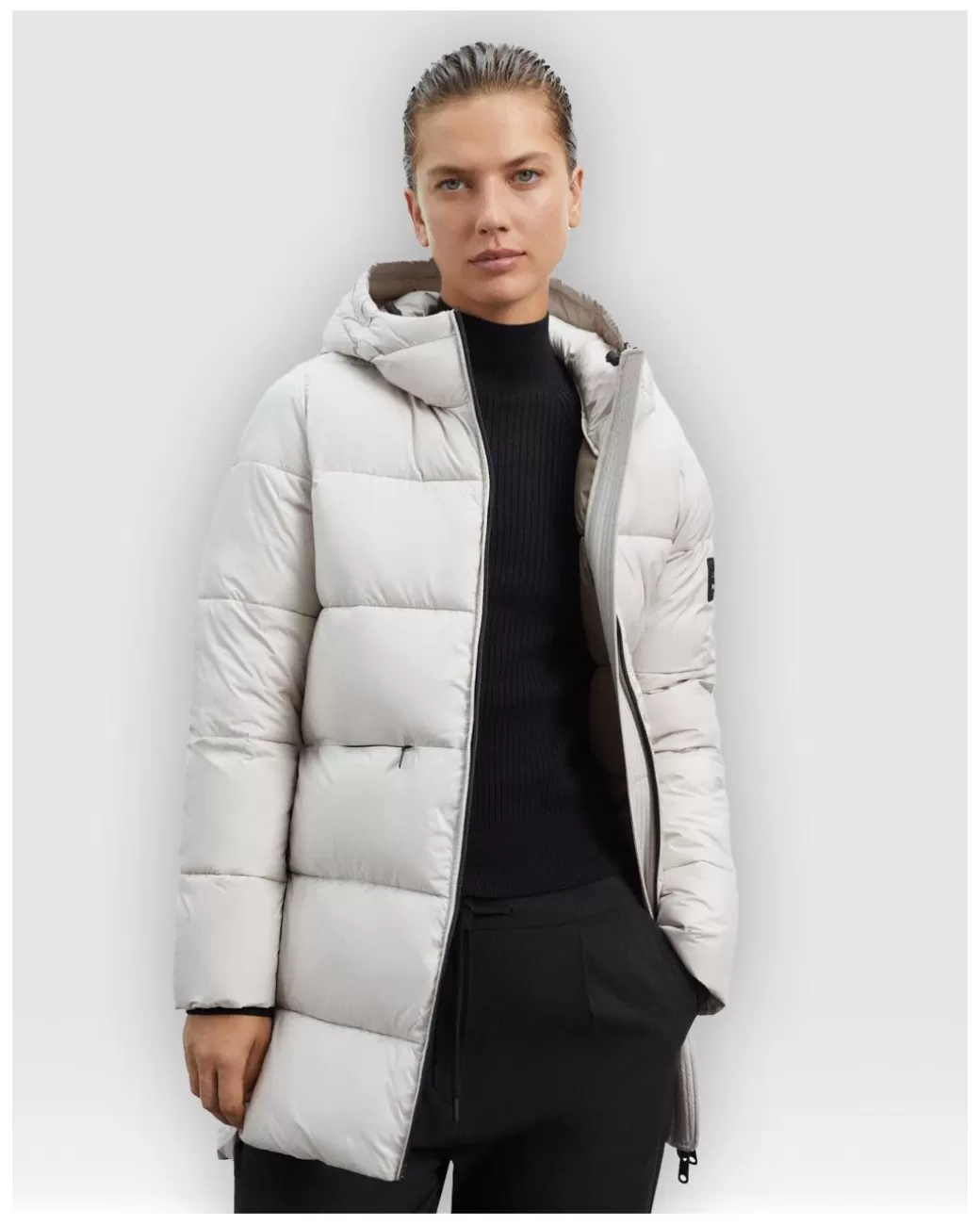 Ecoalf Plumiferos Marangualf Jacket Woman Beig