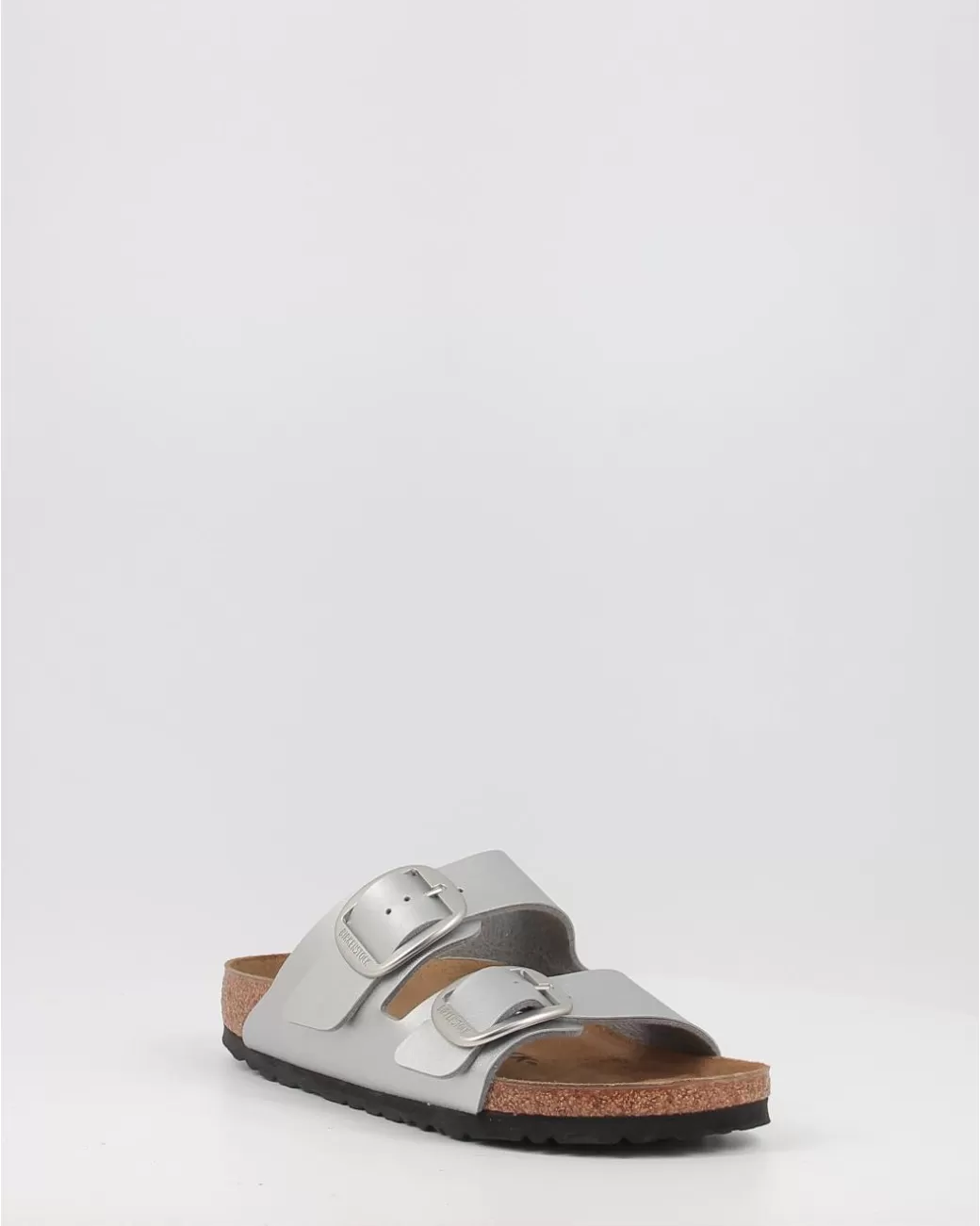 Mujer Birkenstock Sandalias Arizona Big Buckle Bf Plata