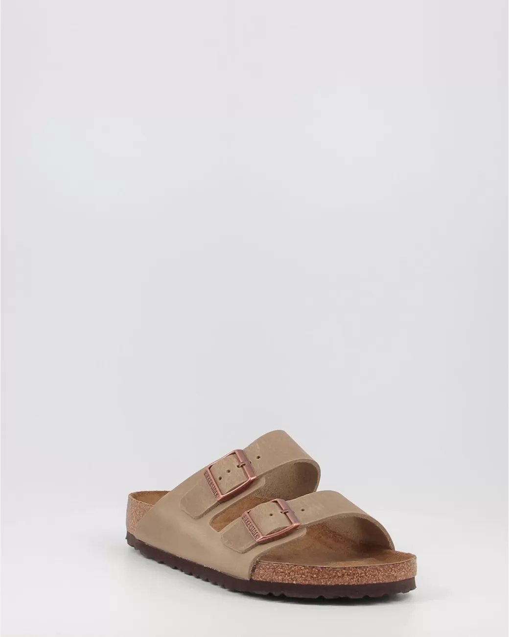 Hombre Birkenstock Sandalias Arizona Sfb Leoi Marron