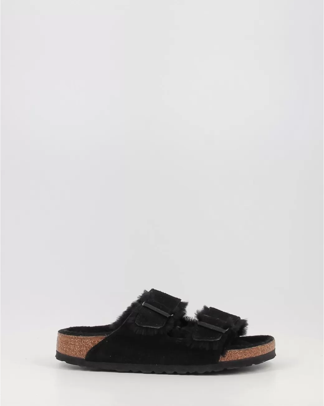 Mujer Birkenstock Sandalias Arizona Shearling Negro