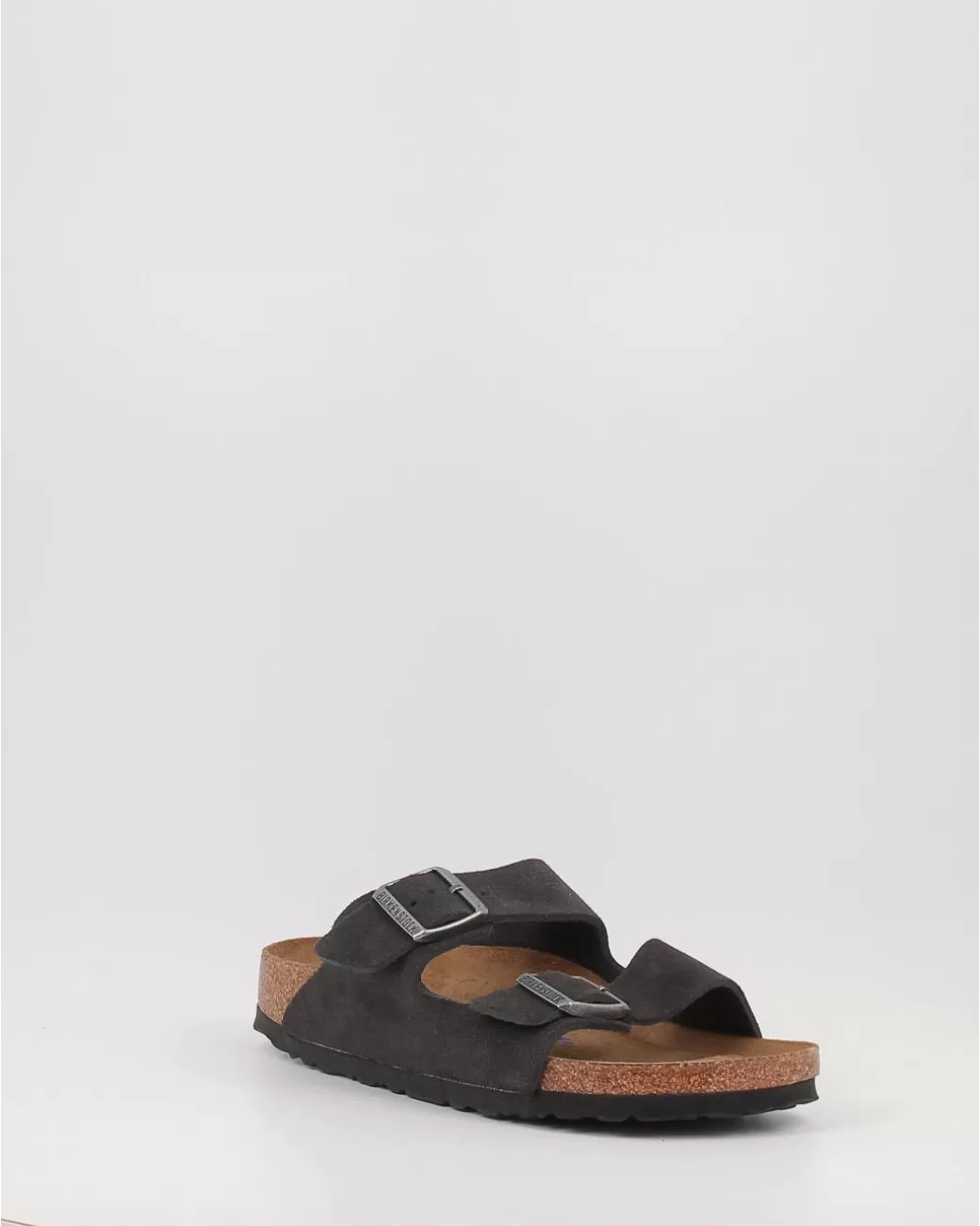 Mujer Birkenstock Sandalias Arizona Vl Sfb Leather Gris