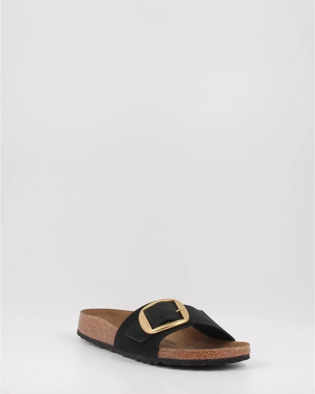 Mujer Birkenstock Sandalias Madrid Big Buckle Lenb Negro