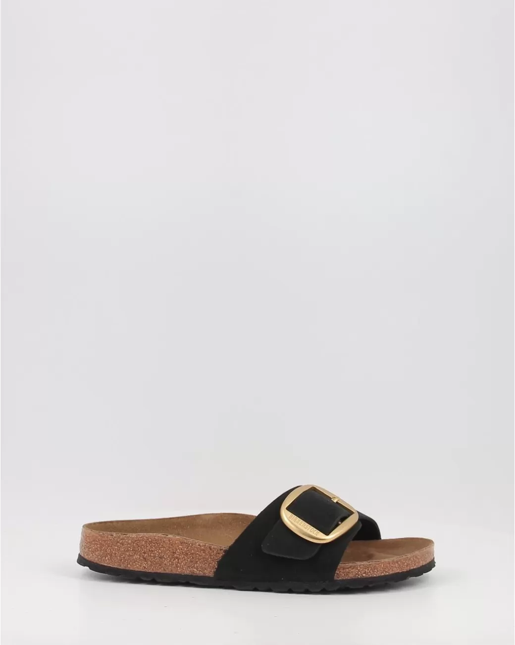 Mujer Birkenstock Sandalias Madrid Big Buckle Lenb Negro