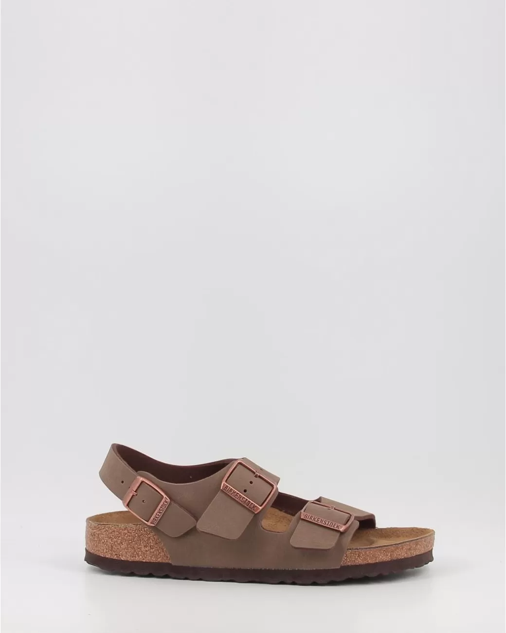 Mujer Birkenstock Sandalias Milano Bfbc Narrow Marron