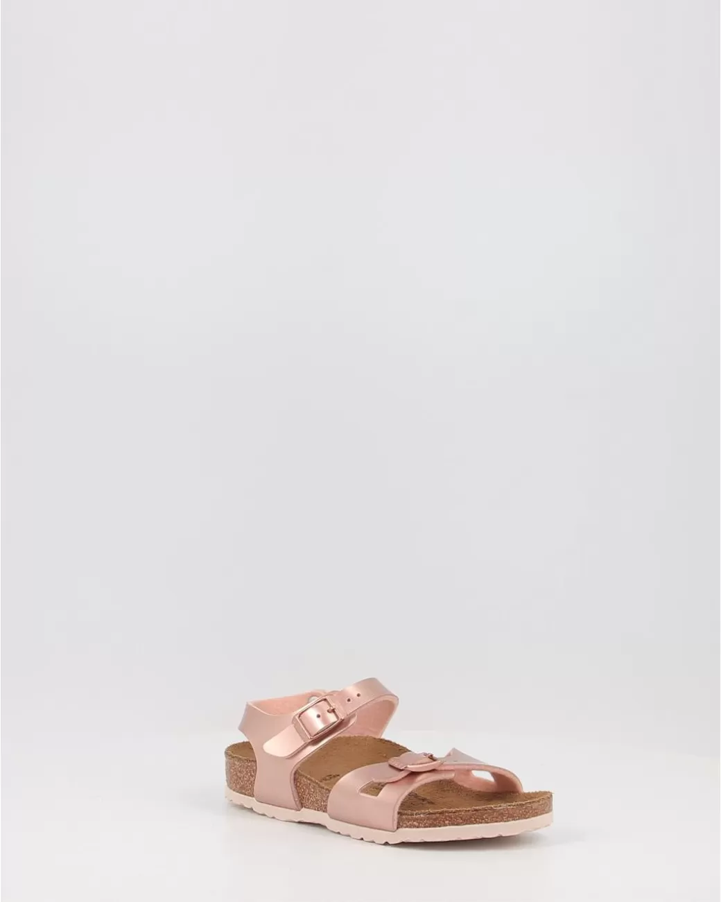 Niña Birkenstock Sandalias Rio Kids Bf Rosa