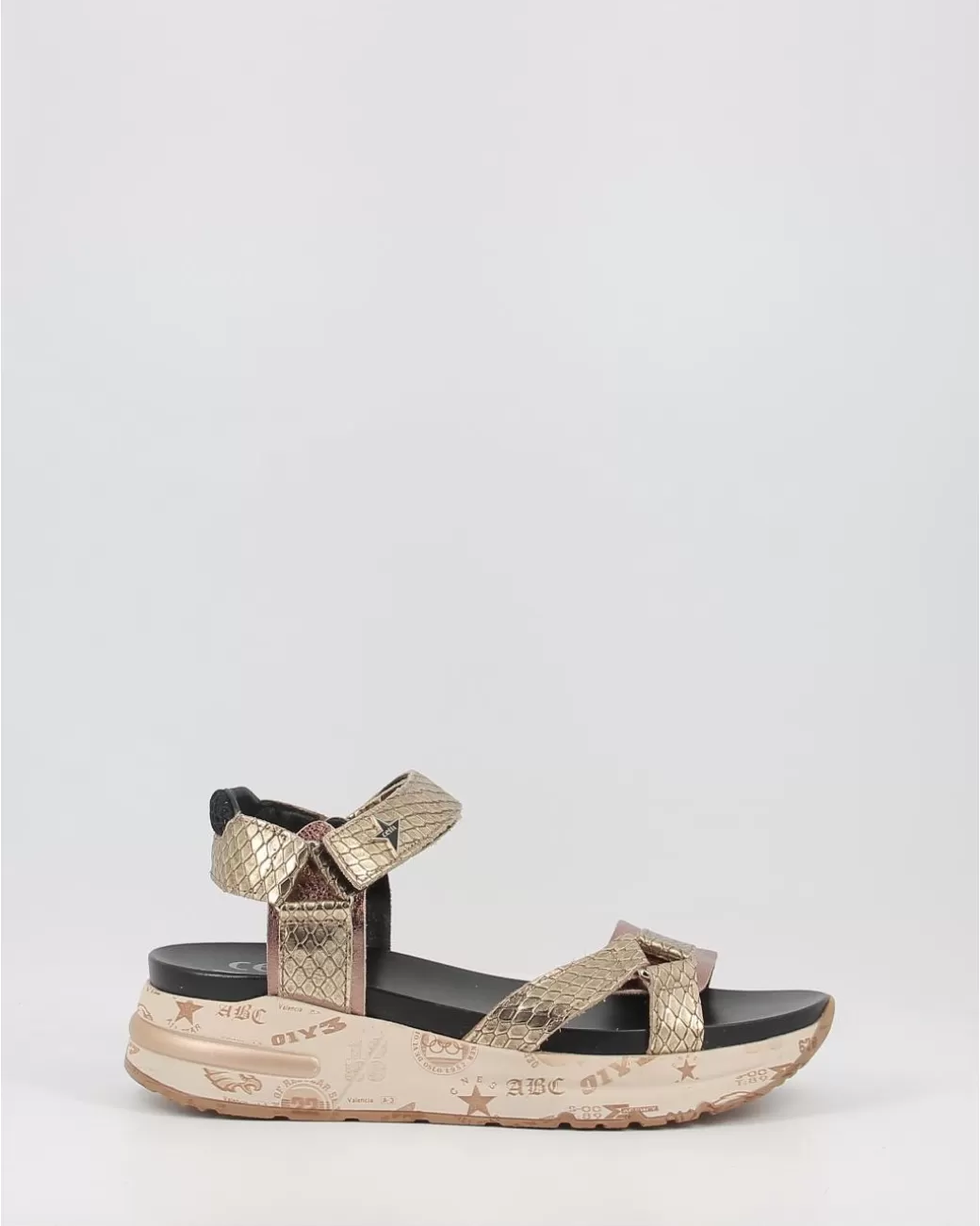 Mujer Cetti Sandalias 1297 Metalizado