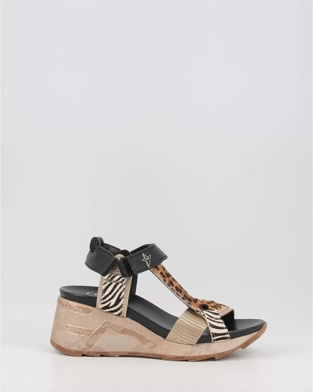 Mujer Cetti Sandalias 1317 Animal Print