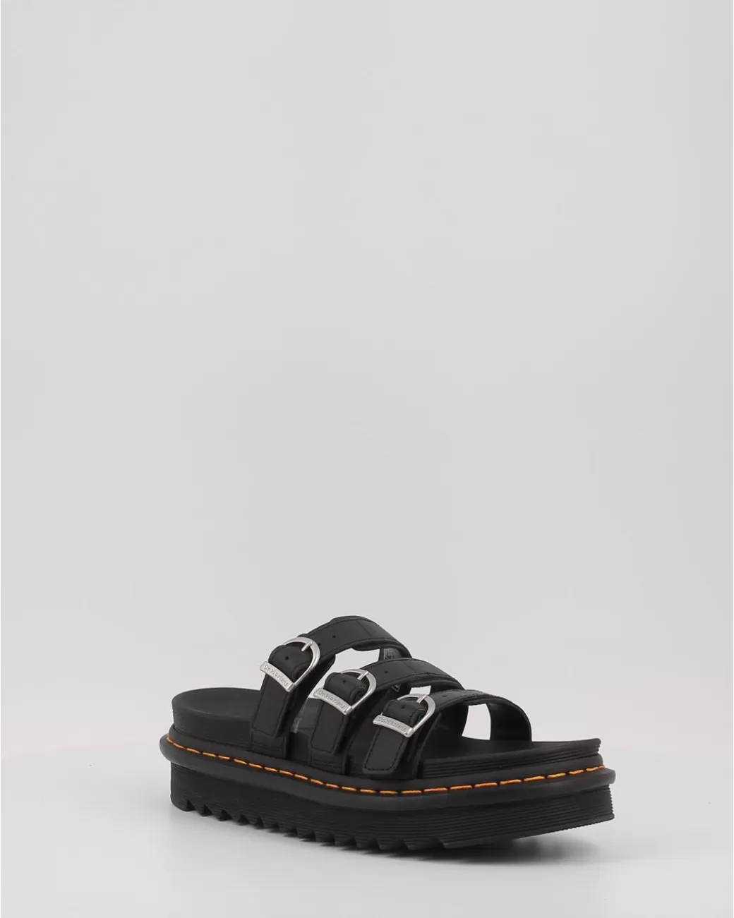 Mujer Dr. Martens Sandalias Blaire Slide Negro