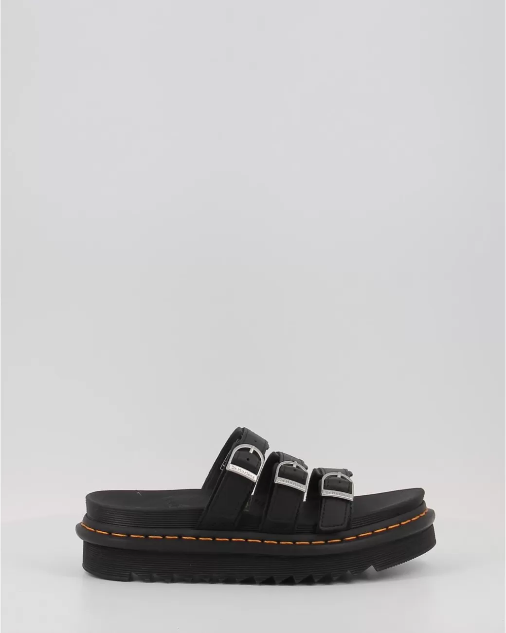 Mujer Dr. Martens Sandalias Blaire Slide Negro