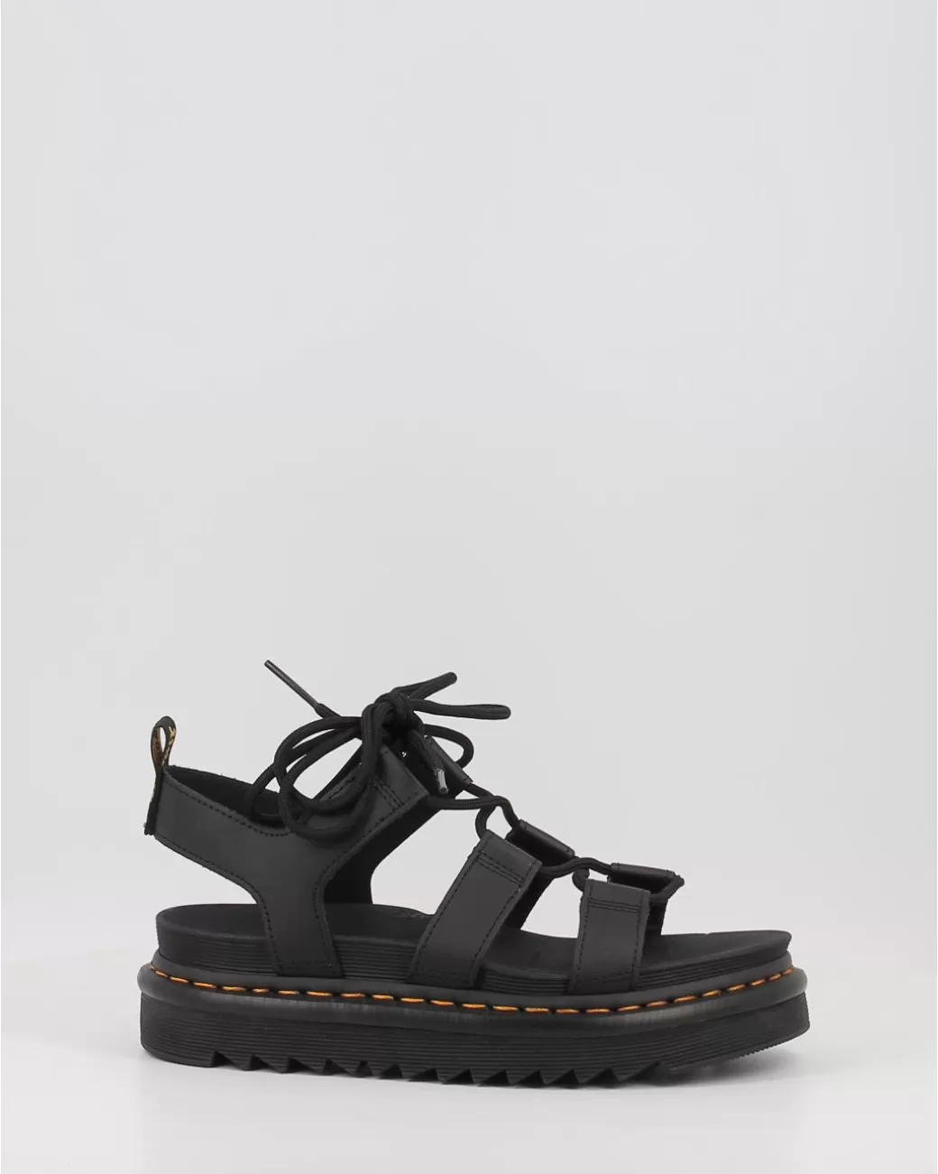 Mujer Dr. Martens Sandalias Nartilla Negro