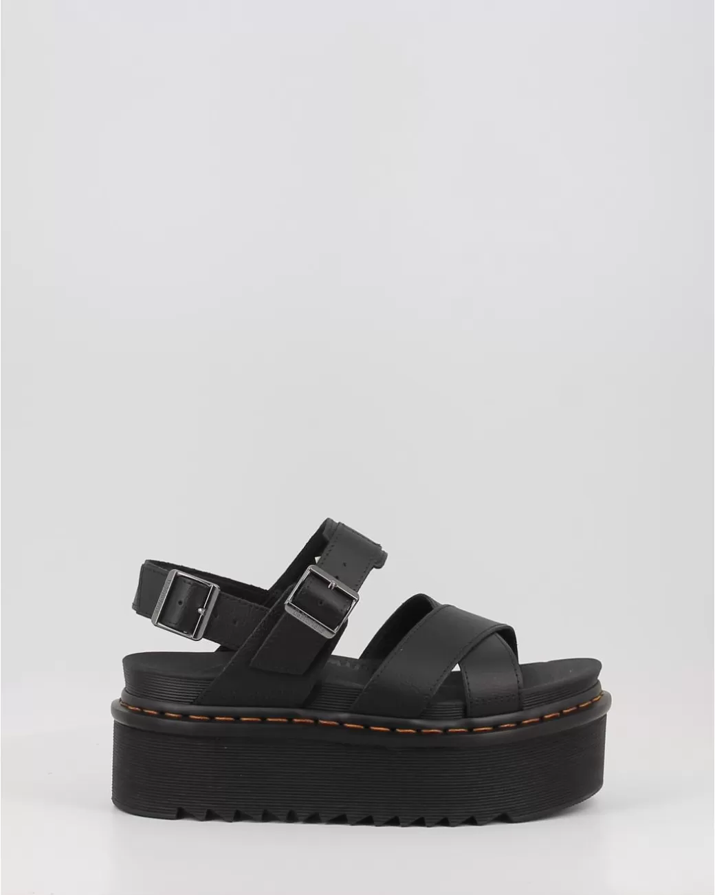 Mujer Dr. Martens Sandalias Voss Ii Quad Negro