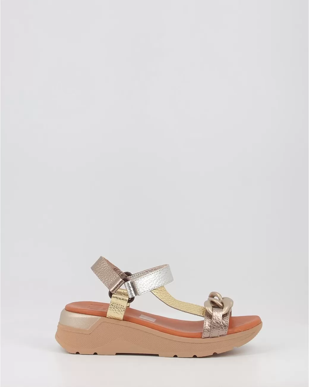 Mujer Obi Shoes Sandalias 5191 Metalizado