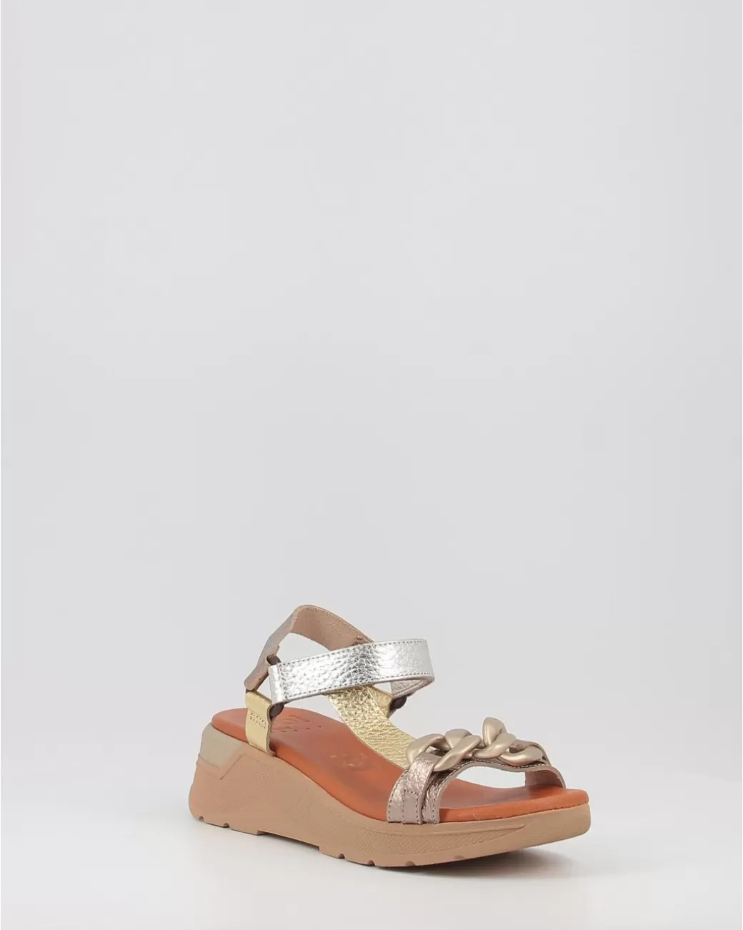 Mujer Obi Shoes Sandalias 5191 Metalizado