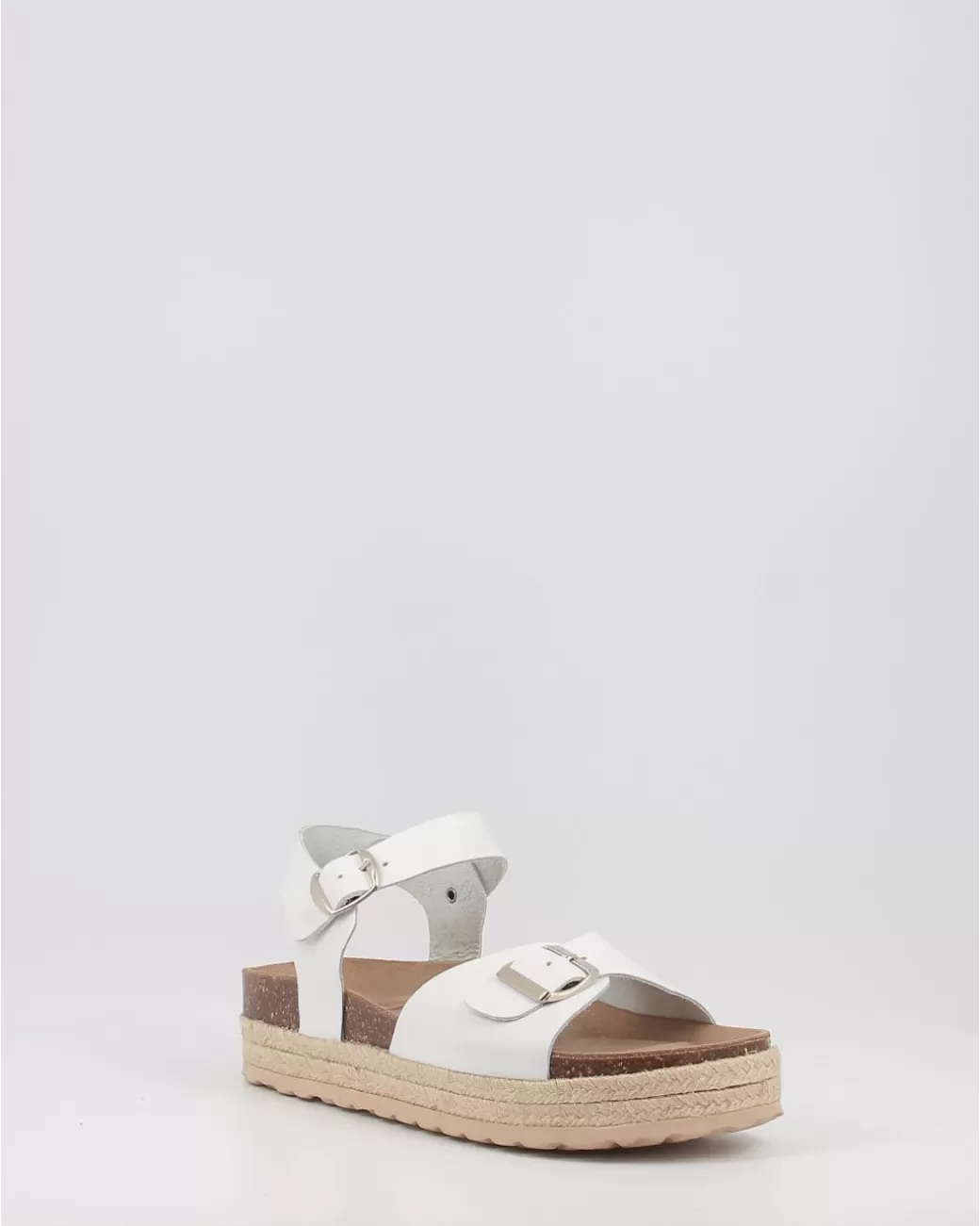 Niña Obi Shoes Sandalias 801-He-Tal Blanco