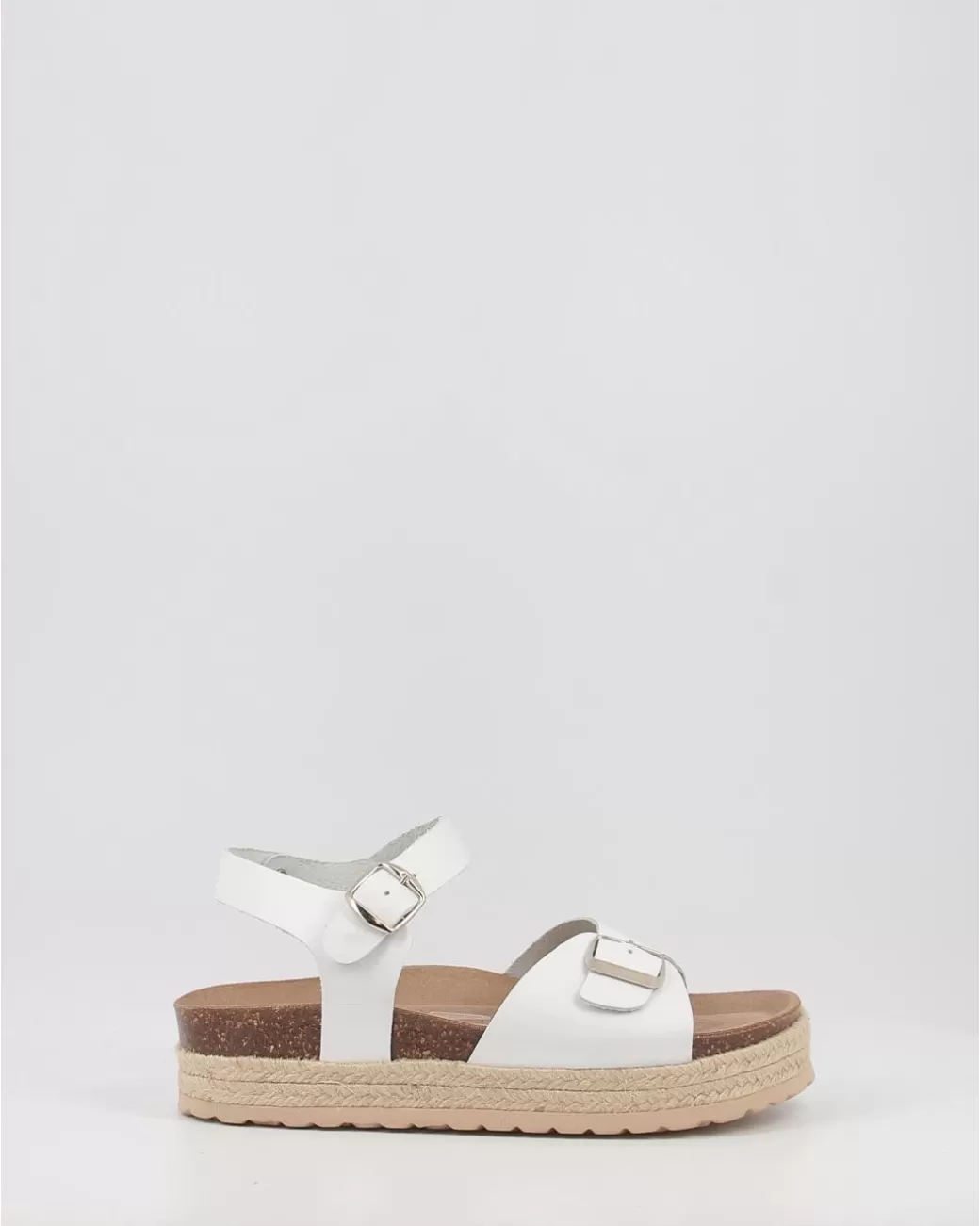 Niña Obi Shoes Sandalias 801-He-Tal Blanco