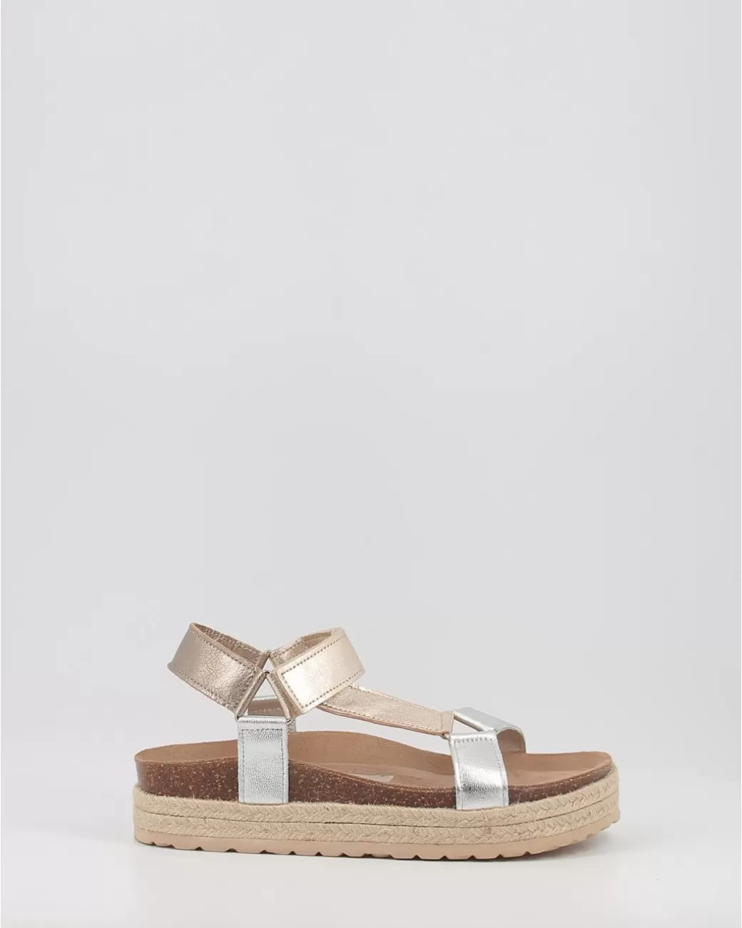 Mujer Obi Shoes Sandalias Ka-2021 Metalizado