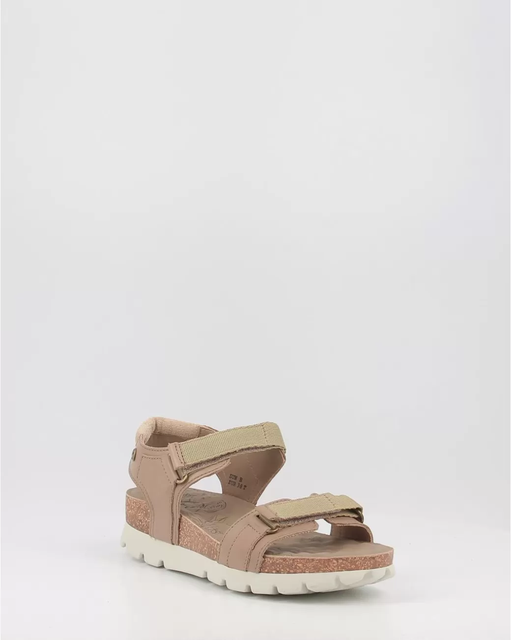 Mujer Panama Jack Sandalias Sun B4 Taupe