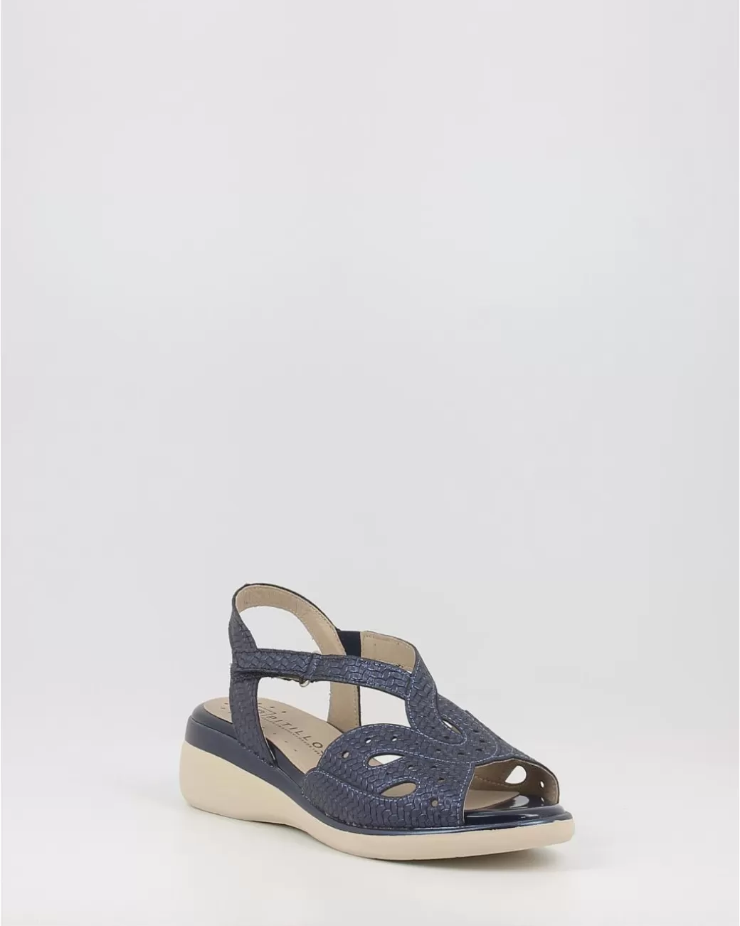 Mujer Pitillos Sandalias 5010 Azul