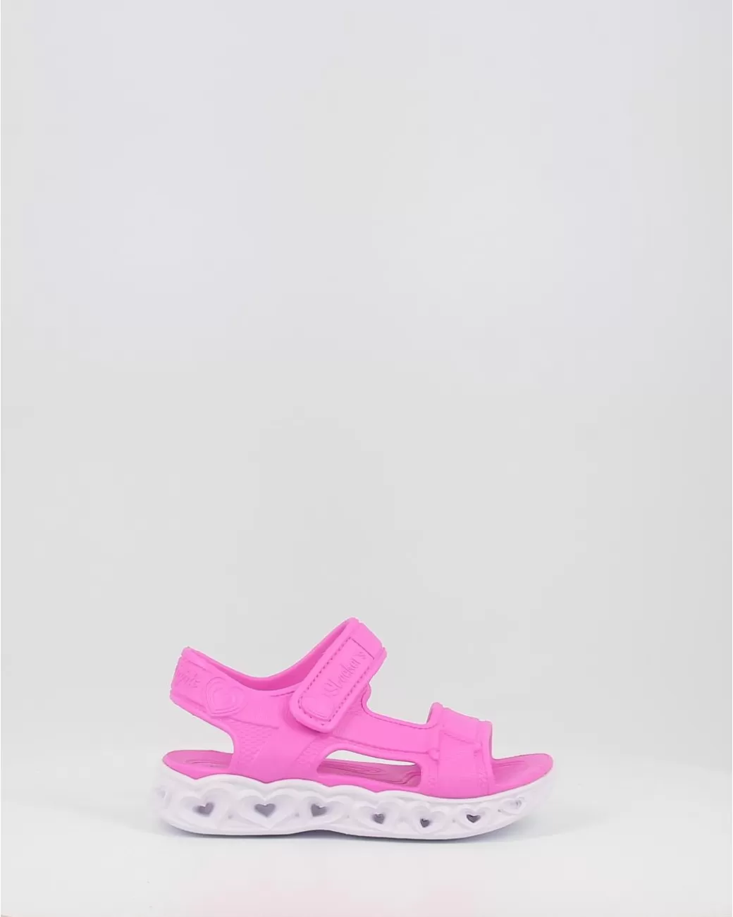 Niña Skechers Sandalias Foamies: Heart Lights Sandal -Always 308045L Rosa