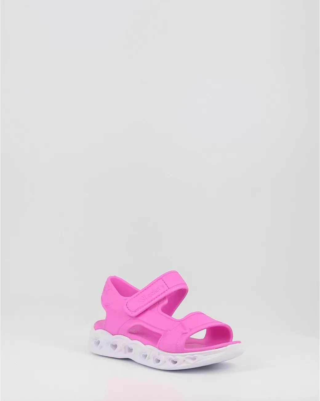 Niña Skechers Sandalias Foamies: Heart Lights Sandal -Always 308045L Rosa