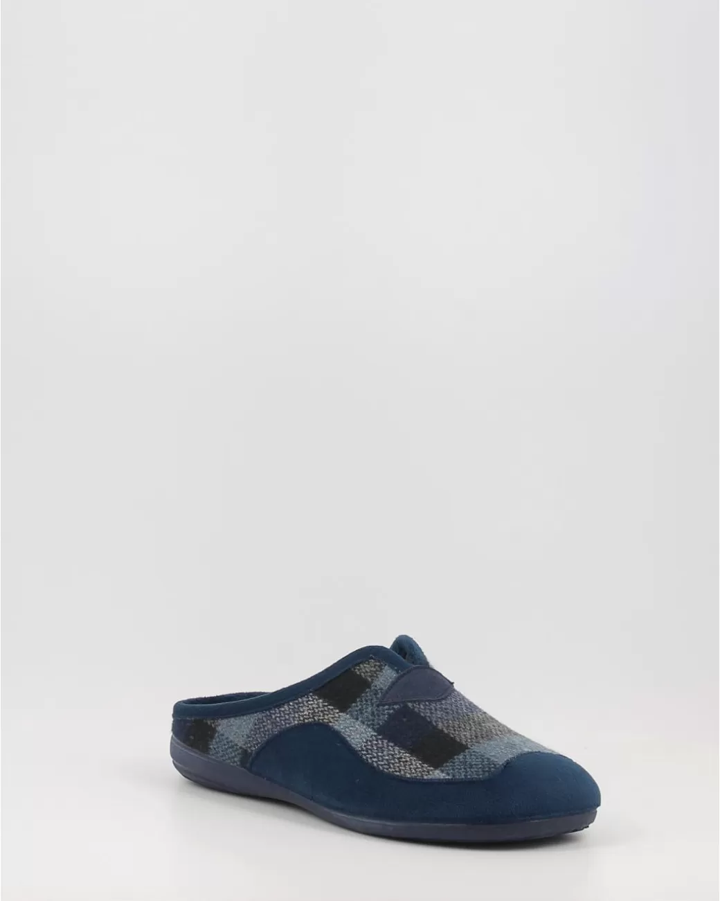 Hombre Biorelax Zapatillas De Casa 13674 Teide 19 Azul