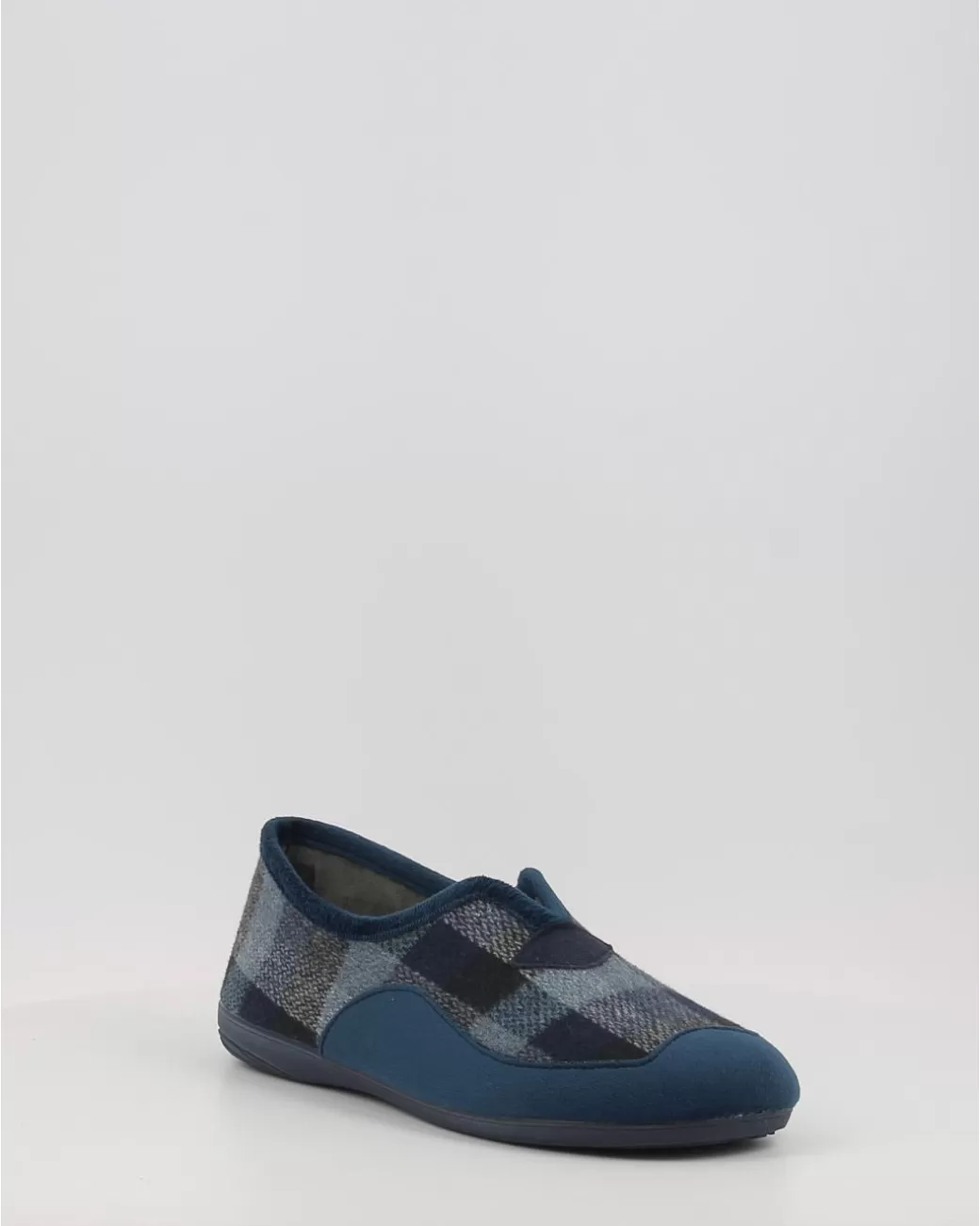 Hombre Biorelax Zapatillas De Casa 13685 Teide 19 Azul