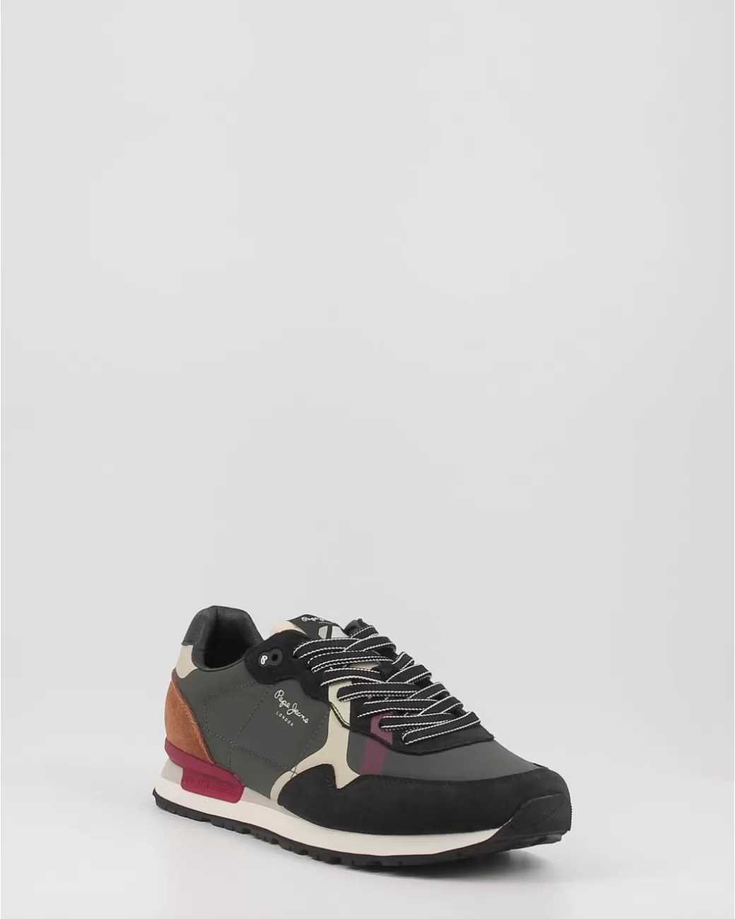 Niña Pepe Jeans Zapatillas Brit Print M Pms30984 Negro