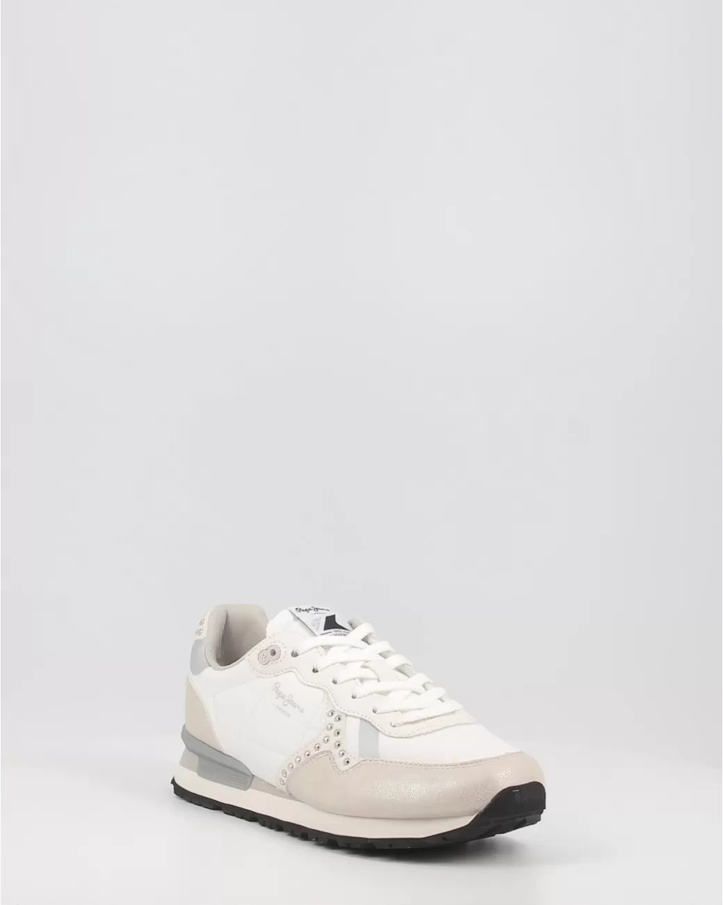 Hombre Pepe Jeans Zapatillas Brit Print Sid W Pls31525 Blanco